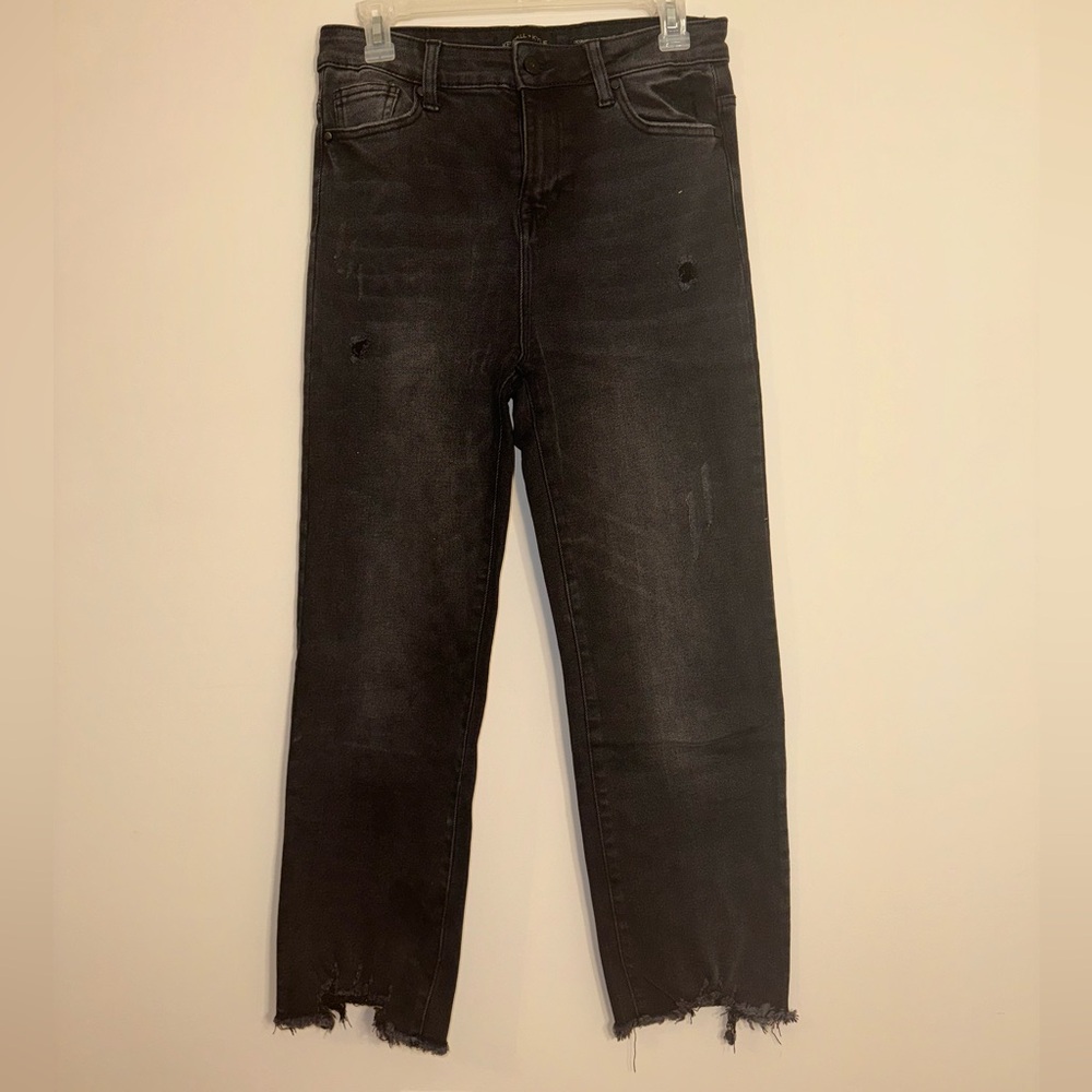 Kendall & Kylie High Rise Straight Jeans